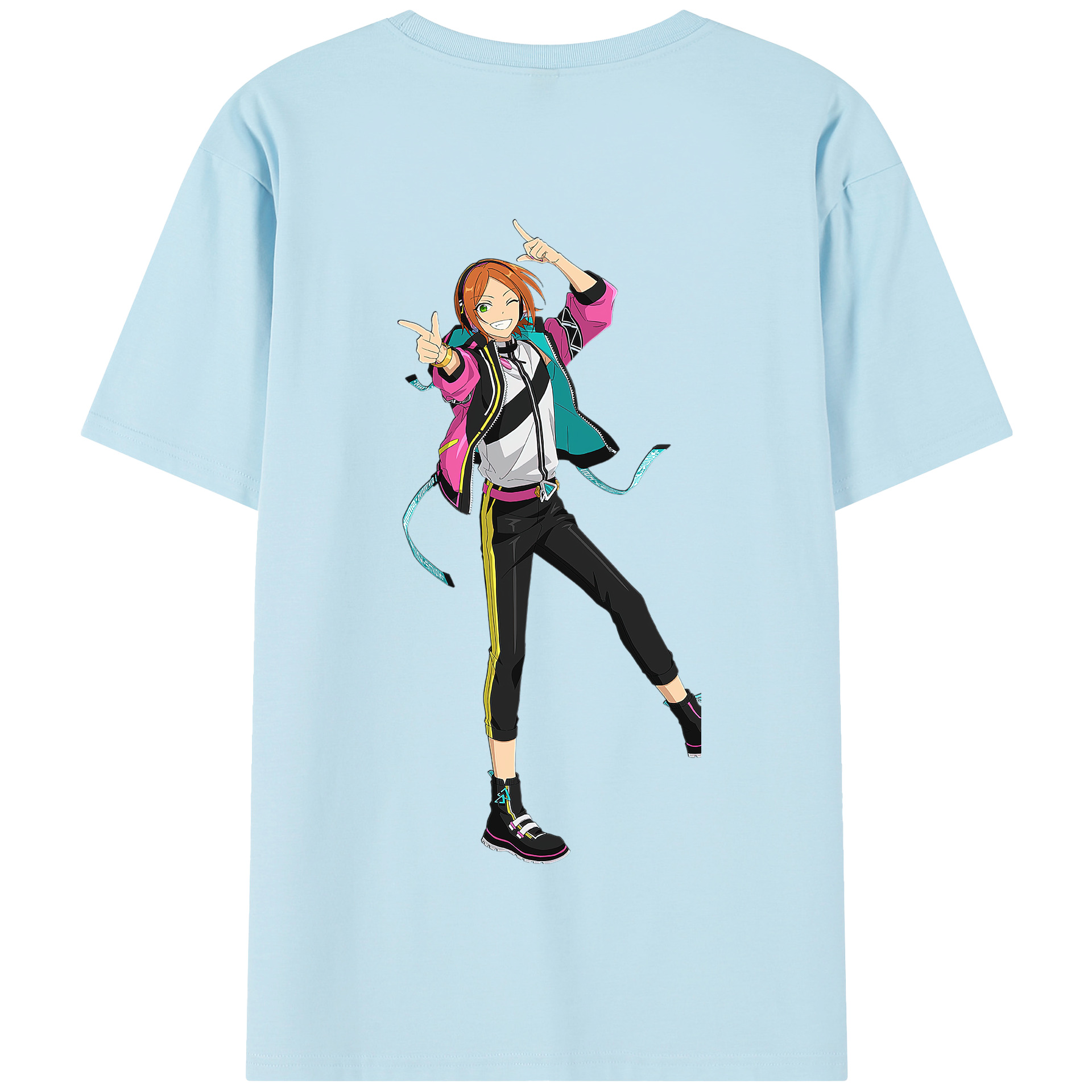 （画像用） あんさんぶるスターズ! Ensemble Stars 綿100％半袖Tシャツ（背面プリント）